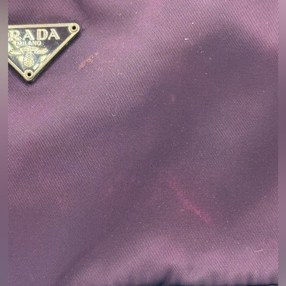 Prada Purple Nylon Tassuto Bag - Picture 3 of 14